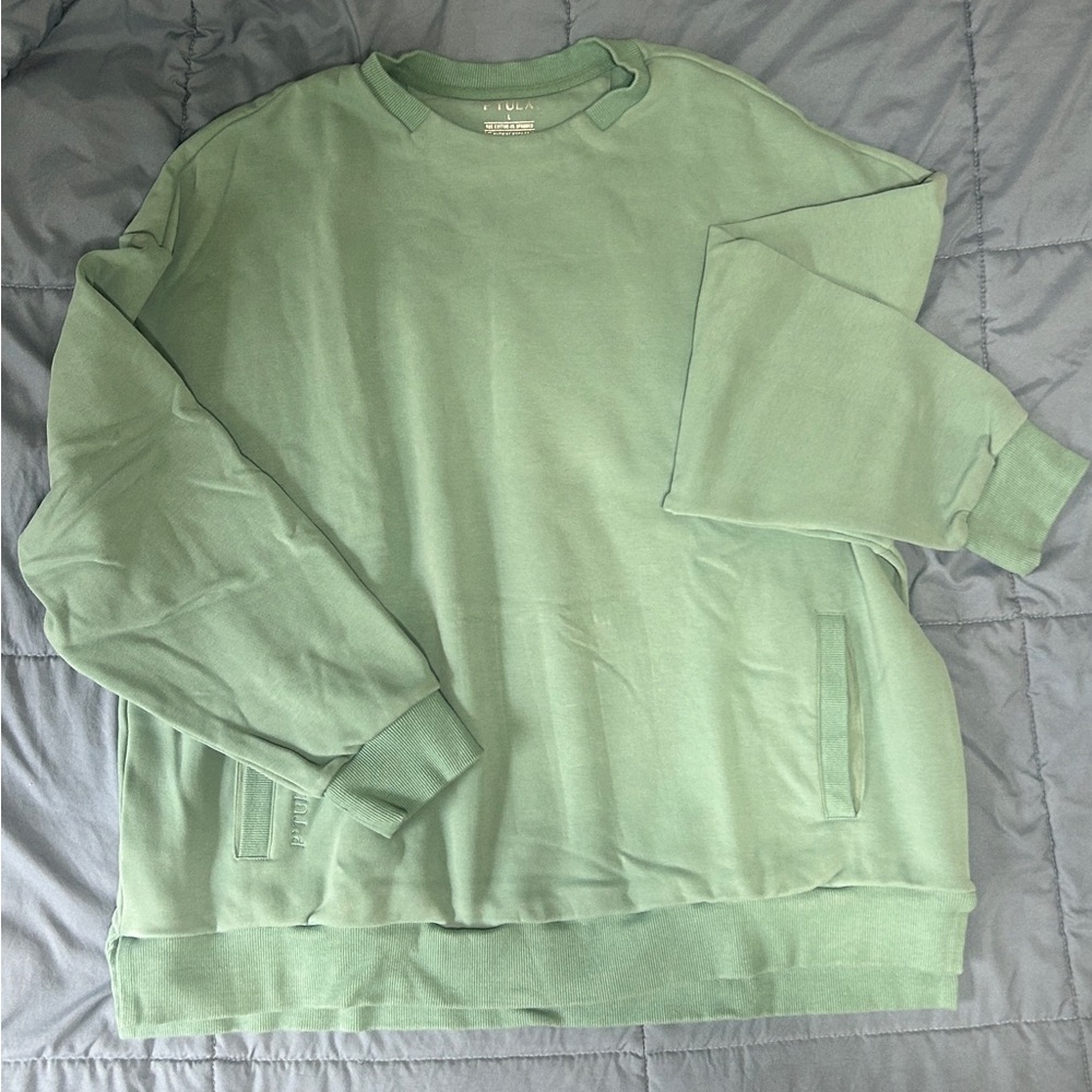P’tula Courtside Crewneck in Jade
